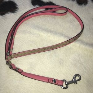 💗 Pink Coach leash 4’ 💗